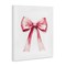Stupell Industries Delicate Pink Bow Canvas Wall Art Design by Amanda Greenwood